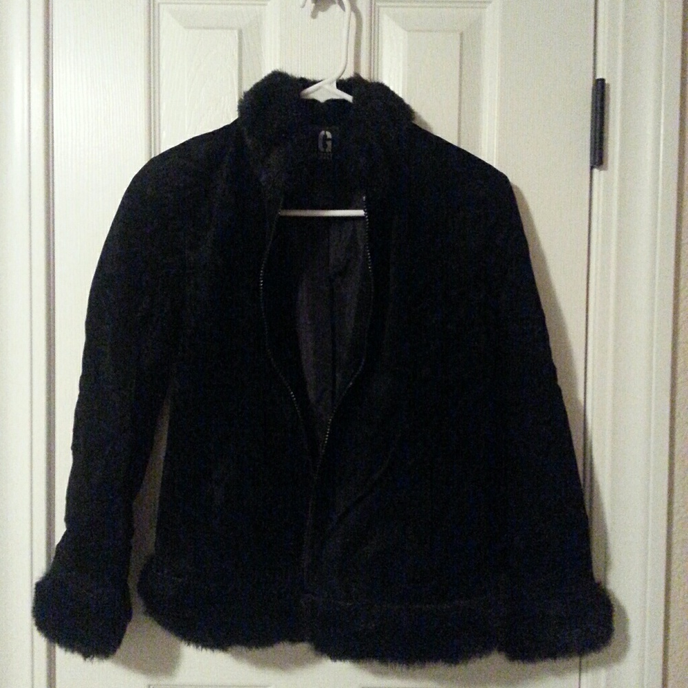 GUESS Faux Fur Jacket